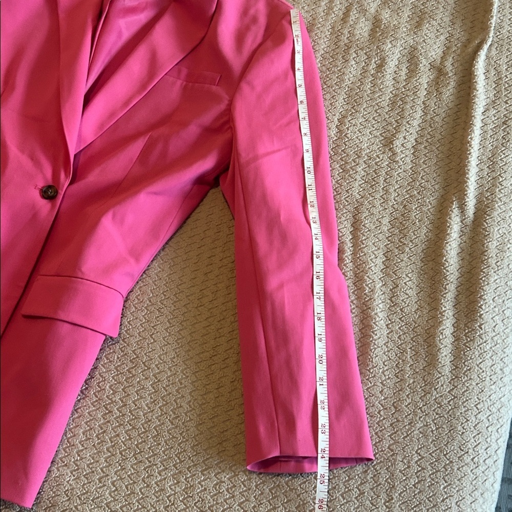 Zara Pink Oversized Blazer Size Small - Picture 6 of 7